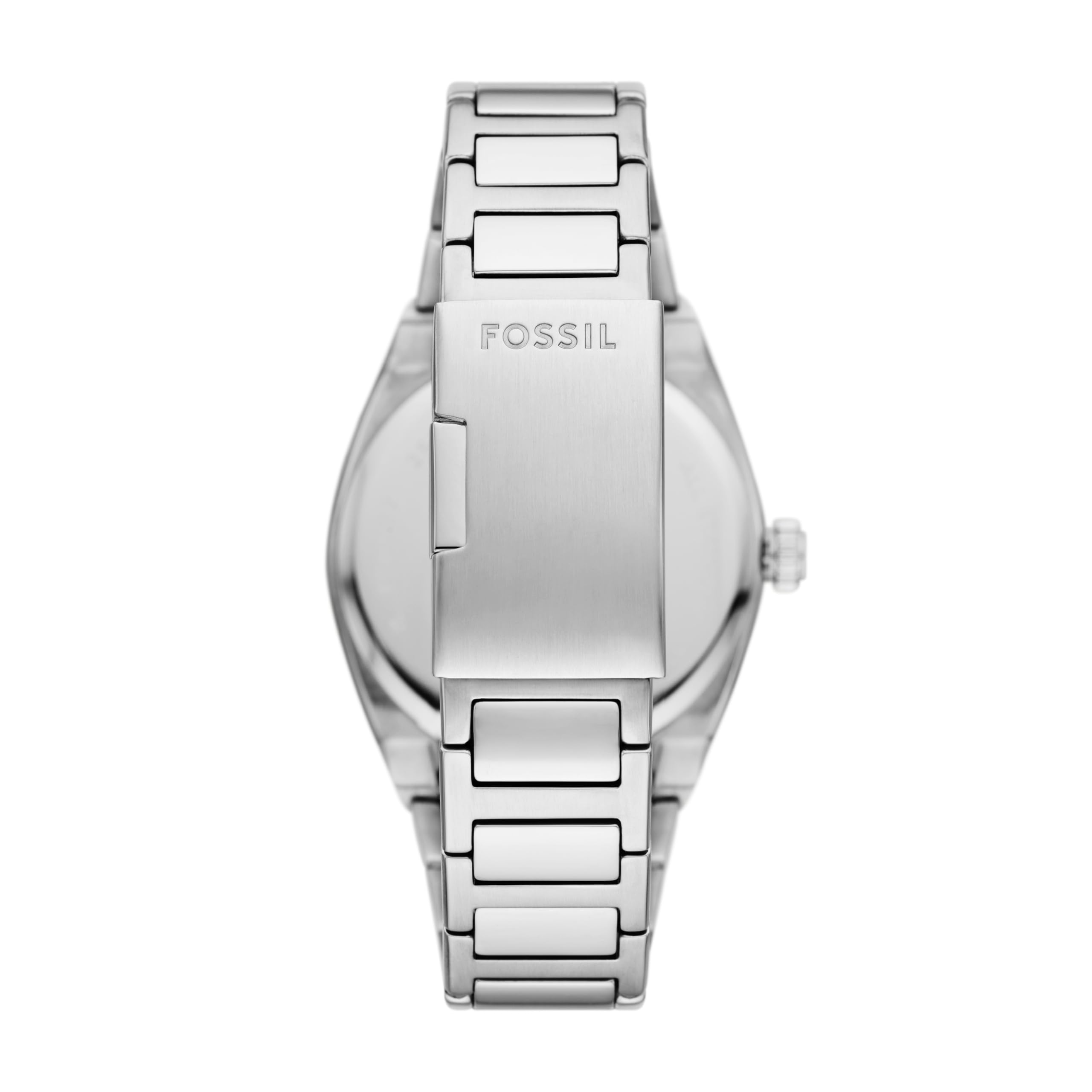 Foto 4 pulgar | Reloj Fossil Everett Fs6056 Quartz Para Hombre, Acero Inoxidable - Venta Internacional.