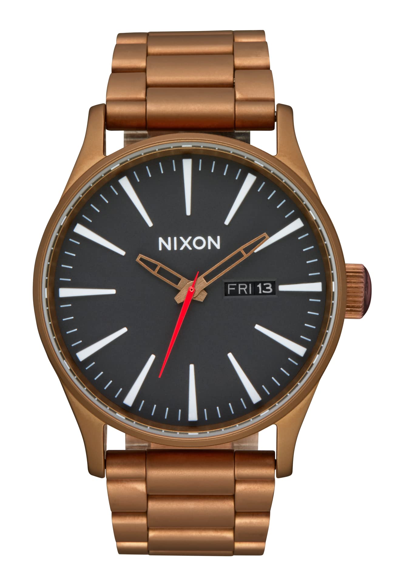 Foto 3 pulgar | Reloj Nixon Sentry Ss A356 Bronze/black 100m Para Hombre - Venta Internacional.