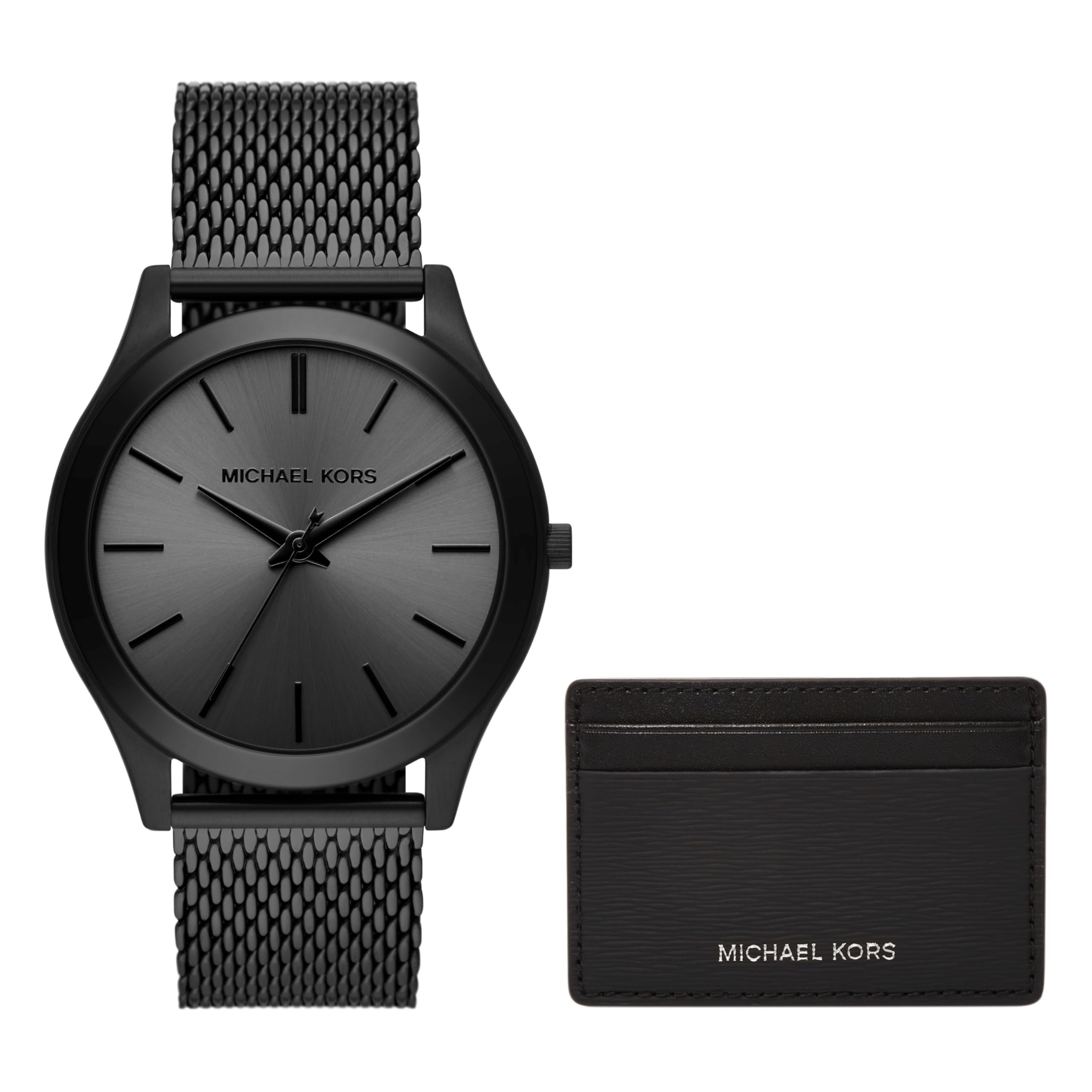 Set De Regalo Con Reloj Y Cartera Michael Kors Slim Runway Men - Venta Internacional.