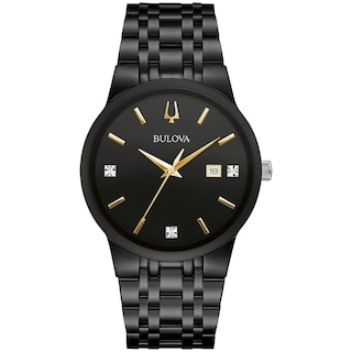 Foto 1 | Reloj Bulova Moderno De Acero Inoxidable Ionizado Negro 98d166 - Venta Internacional.