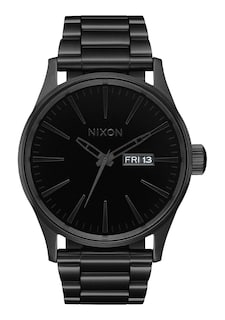Foto 1 | Reloj Nixon Sentry Ss Negro Con Pulsera De Acero Inoxidable - Venta Internacional.