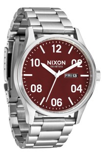 Foto 1 | Reloj Nixon Sentry Ss A356 Silver/cranberry Para Hombre - Venta Internacional.