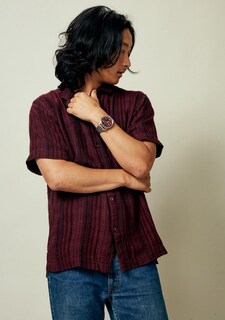 Foto 6 | Reloj Nixon Sentry Ss A356 Silver/cranberry Para Hombre - Venta Internacional.