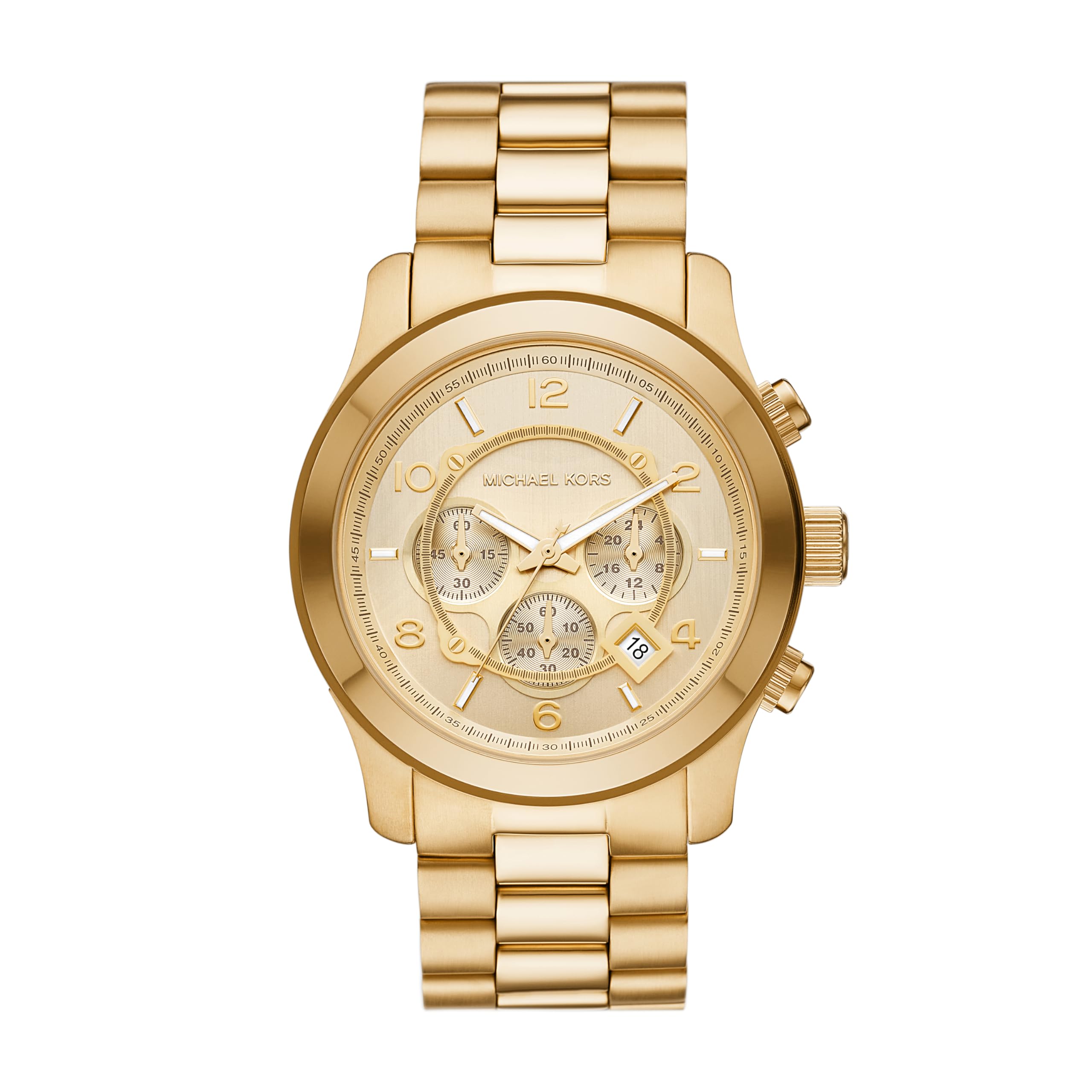 Foto 2 pulgar | Reloj Michael Kors Runway Para Hombre En Acero Inoxidable Dorado - Venta Internacional.