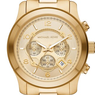 Foto 4 | Reloj Michael Kors Runway Para Hombre En Acero Inoxidable Dorado - Venta Internacional.