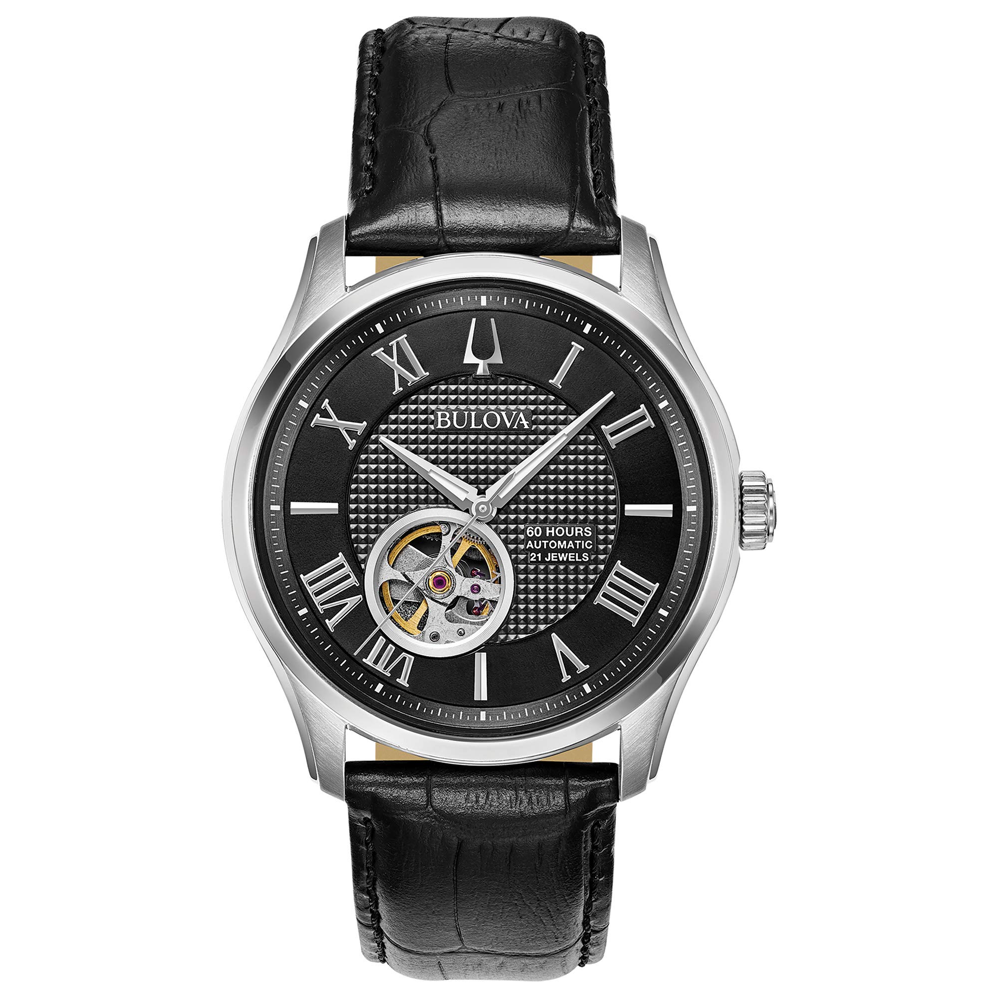 Reloj Bulova Classic Wilton De 3 Manecillas, 21 Joyas, Automático, 43 Mm - Venta Internacional.