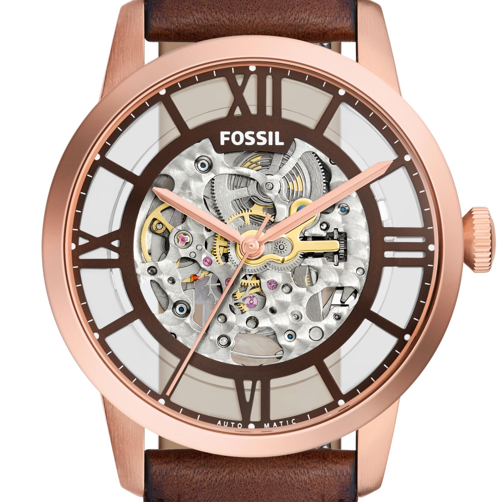 Foto 5 pulgar | Reloj Fossil Townsman Automatic Para Hombre Me3259 - Oro Rosa - Venta Internacional.