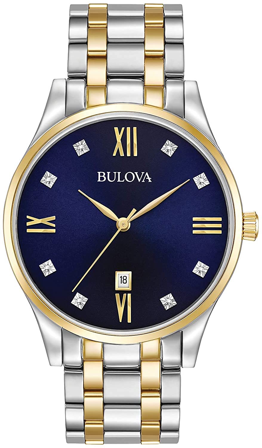 Foto 2 pulgar | Reloj Bulova Classic De Acero Inoxidable Bicolor 98d130 Para Hombre - Venta Internacional.