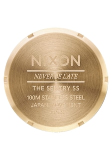 Foto 4 | Reloj Nixon Sentry Ss A356 Oxblood Sunray/gold Para Hombre - Venta Internacional.