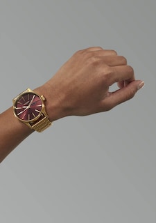 Foto 5 | Reloj Nixon Sentry Ss A356 Oxblood Sunray/gold Para Hombre - Venta Internacional.
