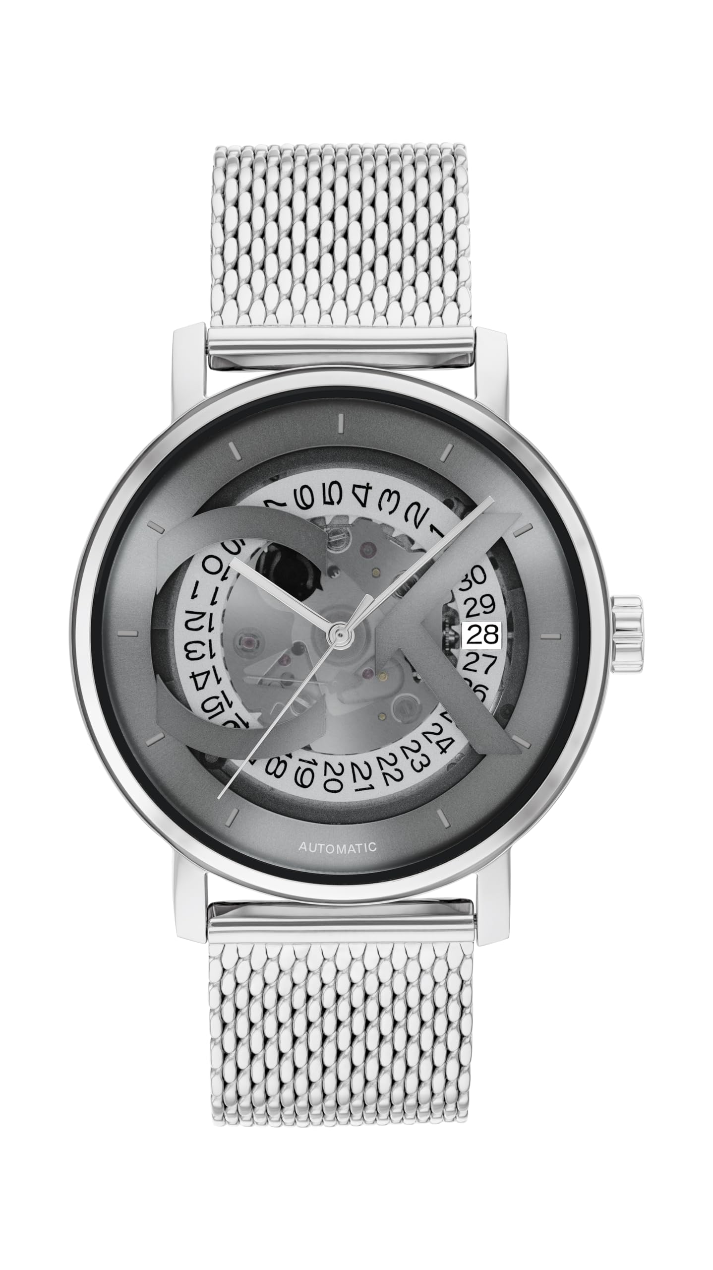 Reloj Calvin Klein Iconic Para Hombre Automático De Acero Inoxidable De 40 Mm - Venta Internacional.