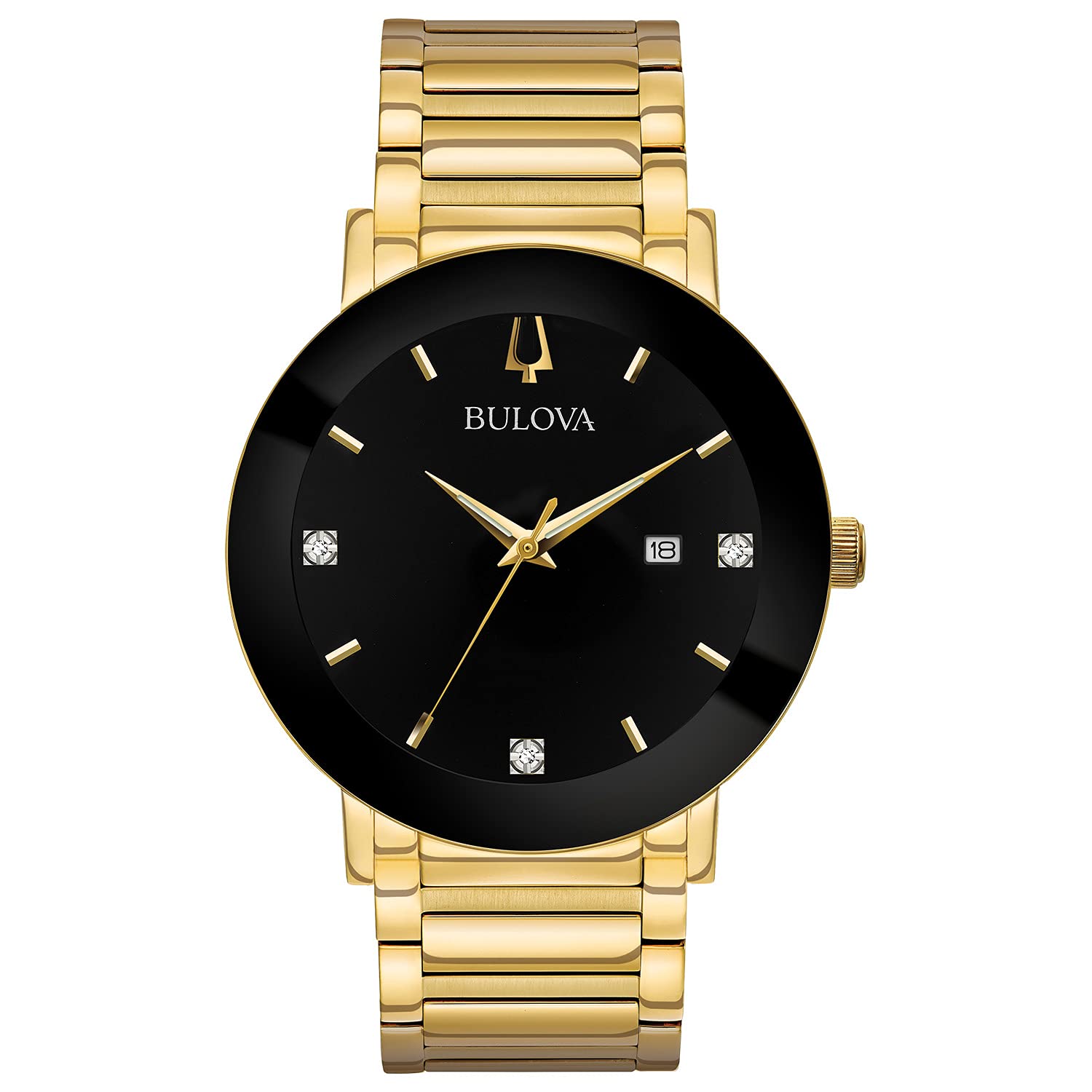 Reloj Bulova Moderno De Acero Inoxidable En Tono Dorado Para Hombre 97d116 - Venta Internacional.