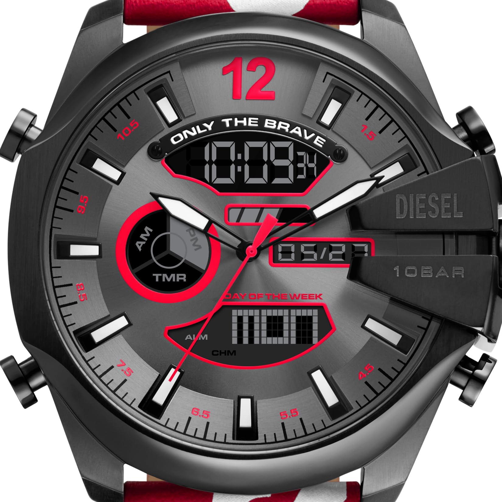 Foto 5 pulgar | Reloj Diesel Dz4647 Rojo para Hombre-Venta Internacional