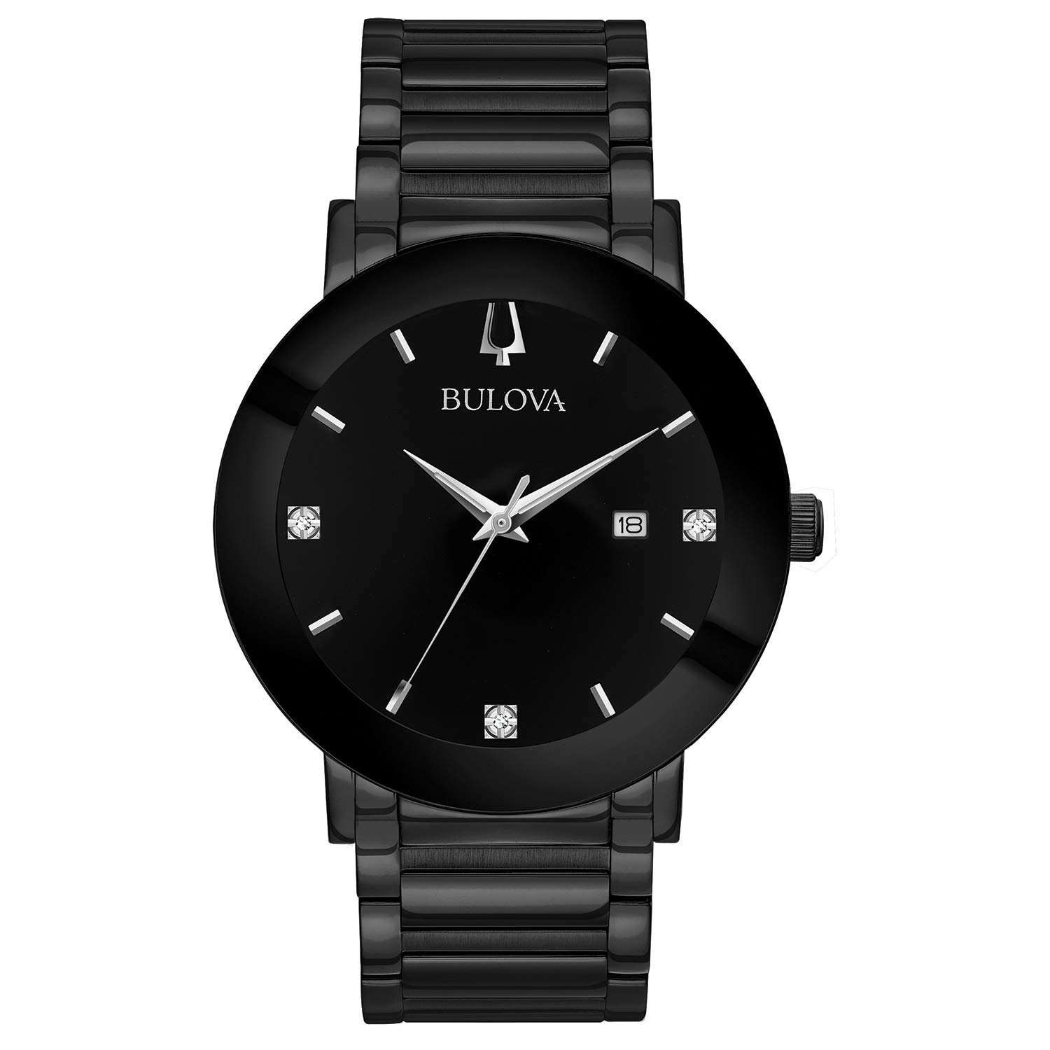 Reloj Bulova Moderno de Acero Inoxidable Ionizado Negro para Hombre - Venta Internacional