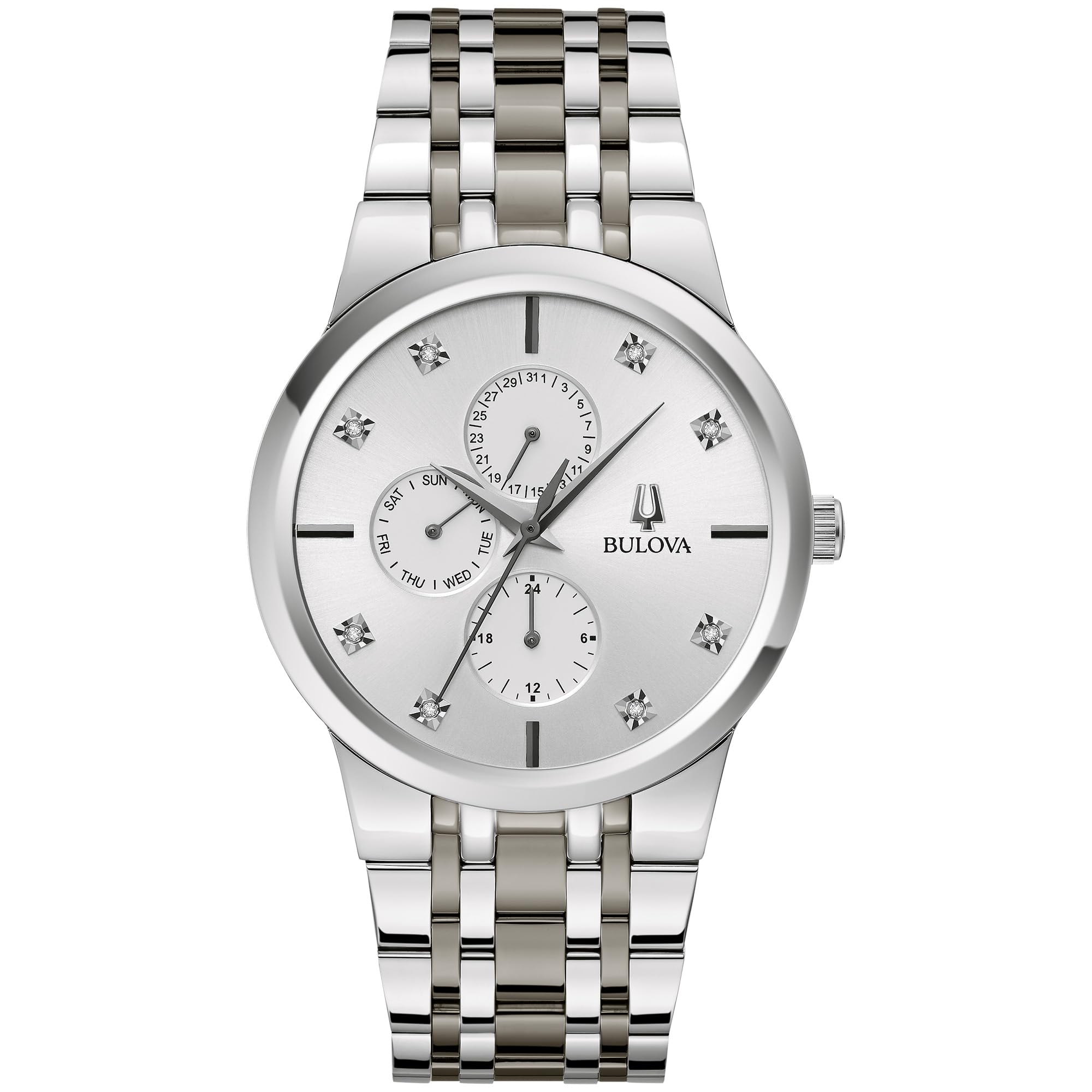 Reloj Bulova Modern de Acero Inoxidable Bicolor de 40 Mm para Hombre - Venta Internacional