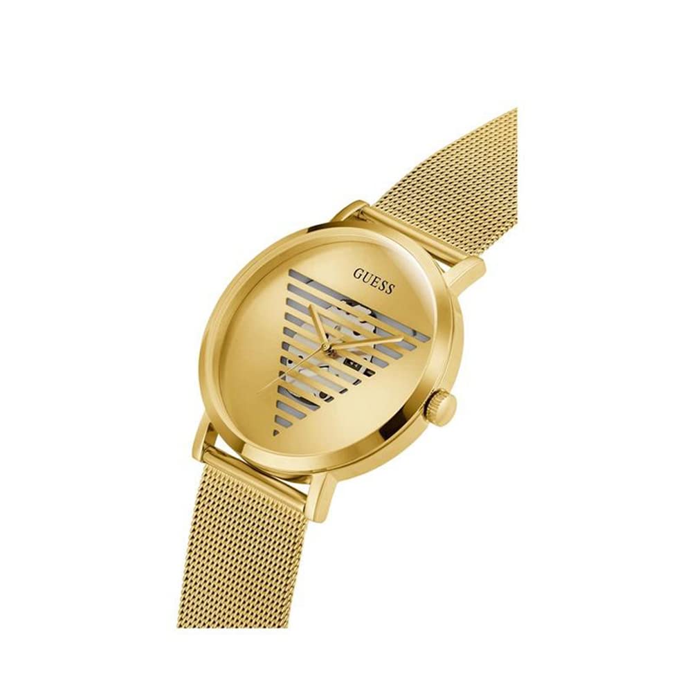 Foto 5 pulgar | Reloj Guess Para Hombre, Caja De 44 Mm, Esfera Champán, Resistente Al Agua - Venta Internacional.