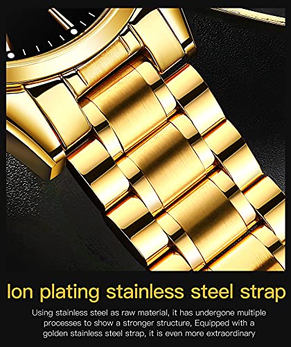 Foto 5 pulgar | Reloj Olevs Para Hombre, Vestido De Negocios Analógico, Cuarzo, Acero Inoxidable - Venta Internacional.