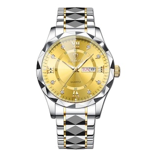 Foto 1 | Reloj Impermeable Que Brilla En La Oscuridad Con Doble Calendario Para Hombre, 43 Mm - Venta Internacional.