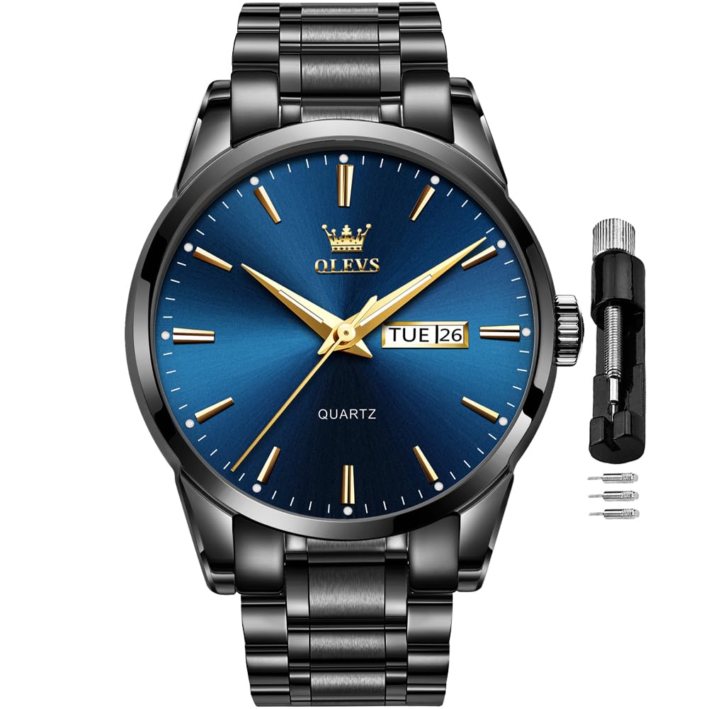 Foto 2 pulgar | Reloj De Pulsera Olevs Business Dress Analog Quartz Para Hombre - Venta Internacional.