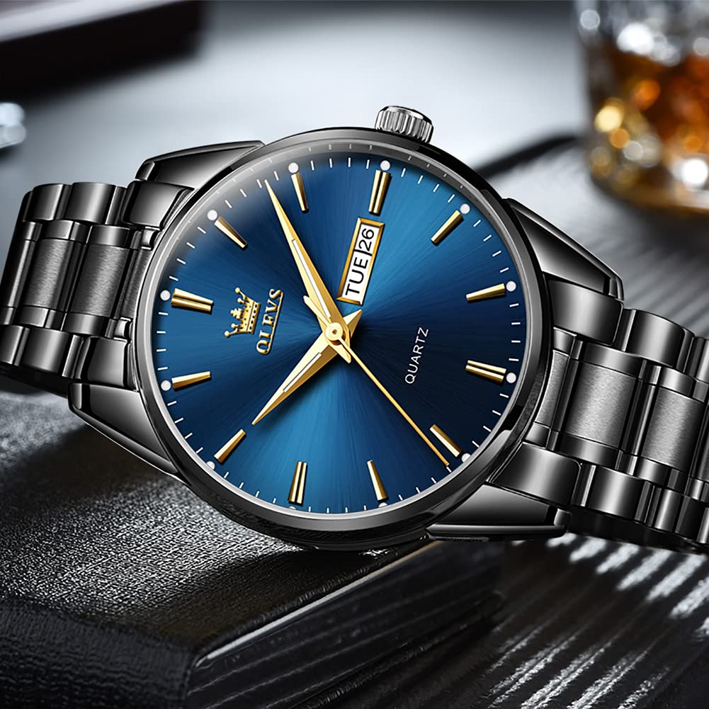 Foto 3 pulgar | Reloj De Pulsera Olevs Business Dress Analog Quartz Para Hombre - Venta Internacional.