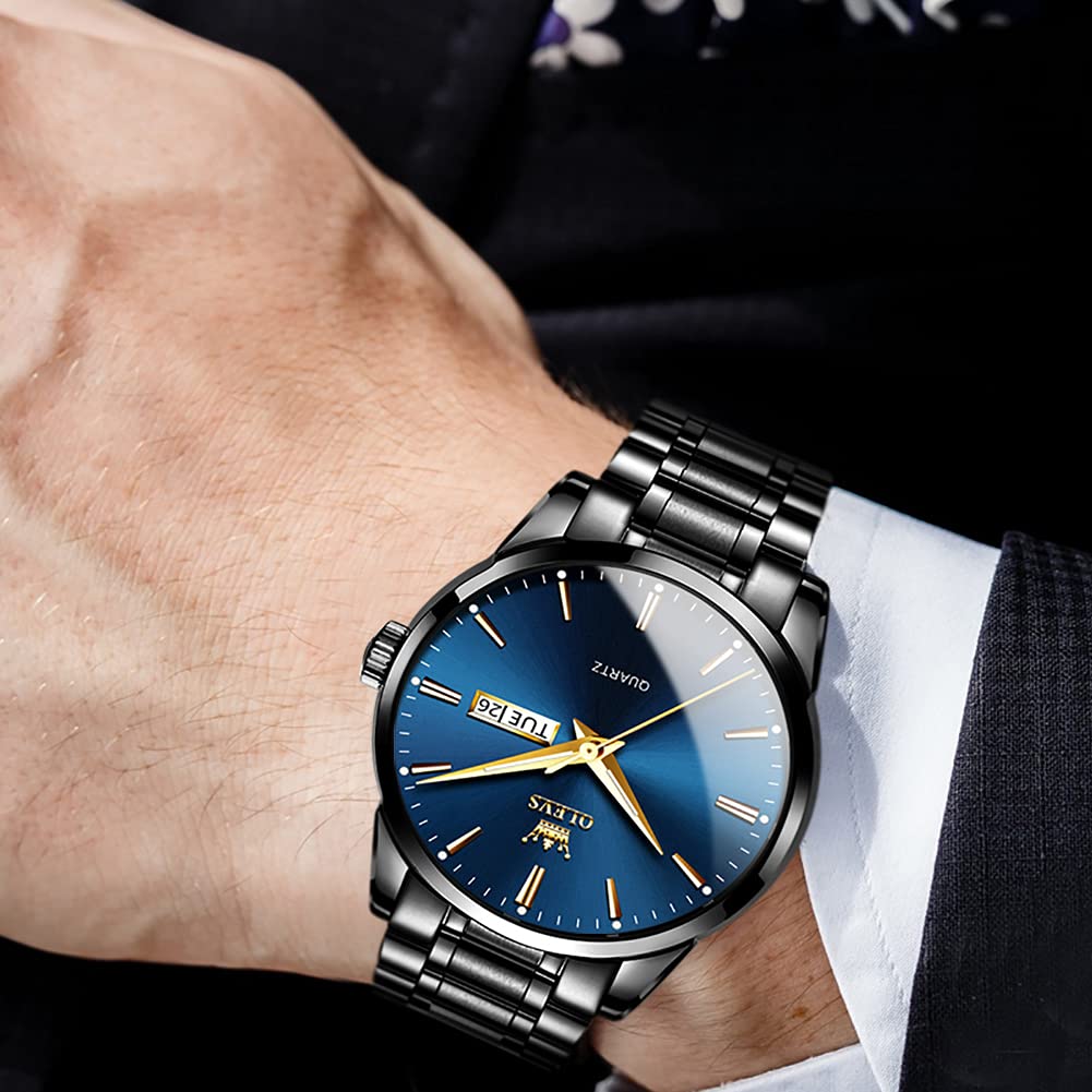 Foto 7 | Reloj De Pulsera Olevs Business Dress Analog Quartz Para Hombre - Venta Internacional.