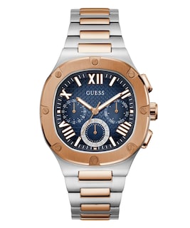Foto 1 | Reloj Guess Para Hombre Con Correa Bicolor De 42 Mm Y Esfera Azul - Venta Internacional.