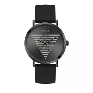 Foto 1 | Reloj Guess Para Hombre Guess, Correa Negra, Esfera Negra, 44 Mm - Venta Internacional.