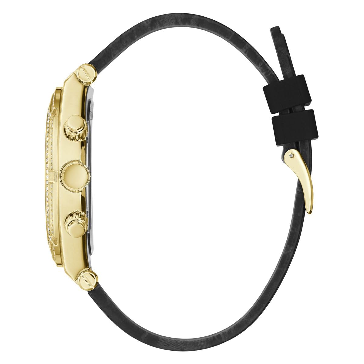 Foto 3 pulgar | Reloj Deportivo Guess Crystal Multifunción 44 Mm Para Hombre, Color Negro - Venta Internacional.