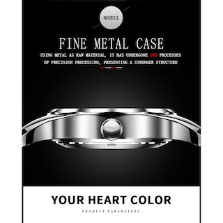 Foto 4 | Reloj Calendario De Acero De Tungsteno Impermeable Para Hombre - Venta Internacional.
