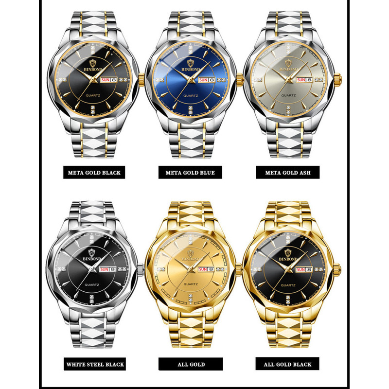 Foto 5 | Reloj Calendario De Acero De Tungsteno Impermeable Para Hombre - Venta Internacional.