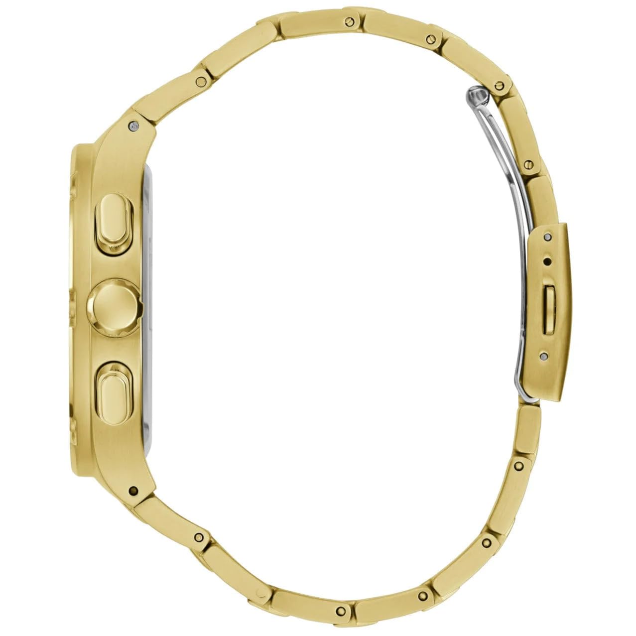 Foto 2 | Reloj Guess Para Hombre Con Caja De Acero Inoxidable En Tono Dorado De 42 Mm - Venta Internacional.