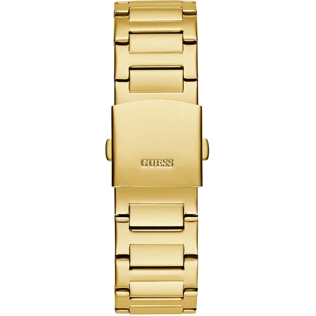 Foto 4 pulgar | Reloj Guess Para Hombre Con Caja De Acero Inoxidable De 46 Mm En Tono Dorado - Venta Internacional.