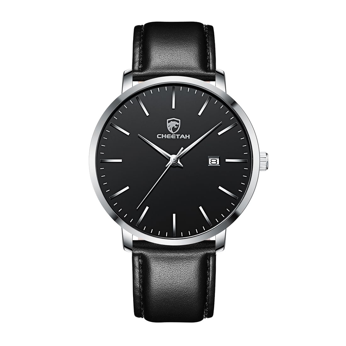 Foto 2 pulgar | Reloj Cheetah Minimalist Waterproof Quartz Para Hombre Negro - Venta Internacional.