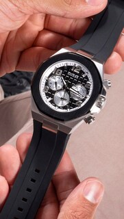 Foto 2 | Reloj Guess Para Hombre, Correa Negra De 46 Mm, Esfera Negra, Carcasa Bicolor - Venta Internacional.