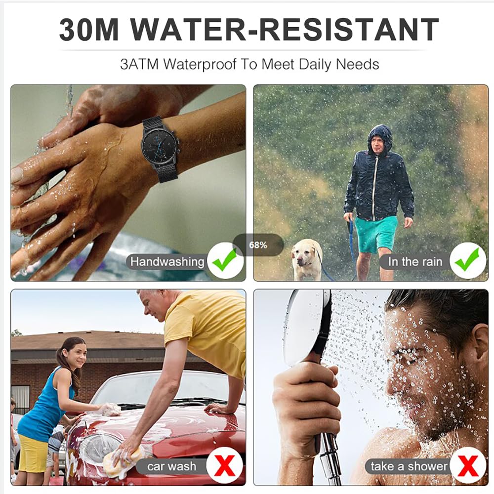 Foto 7 | Reloj Cheetah Cronógrafo Analógico De Cuarzo Resistente Al Agua Para Hombre - Venta Internacional.