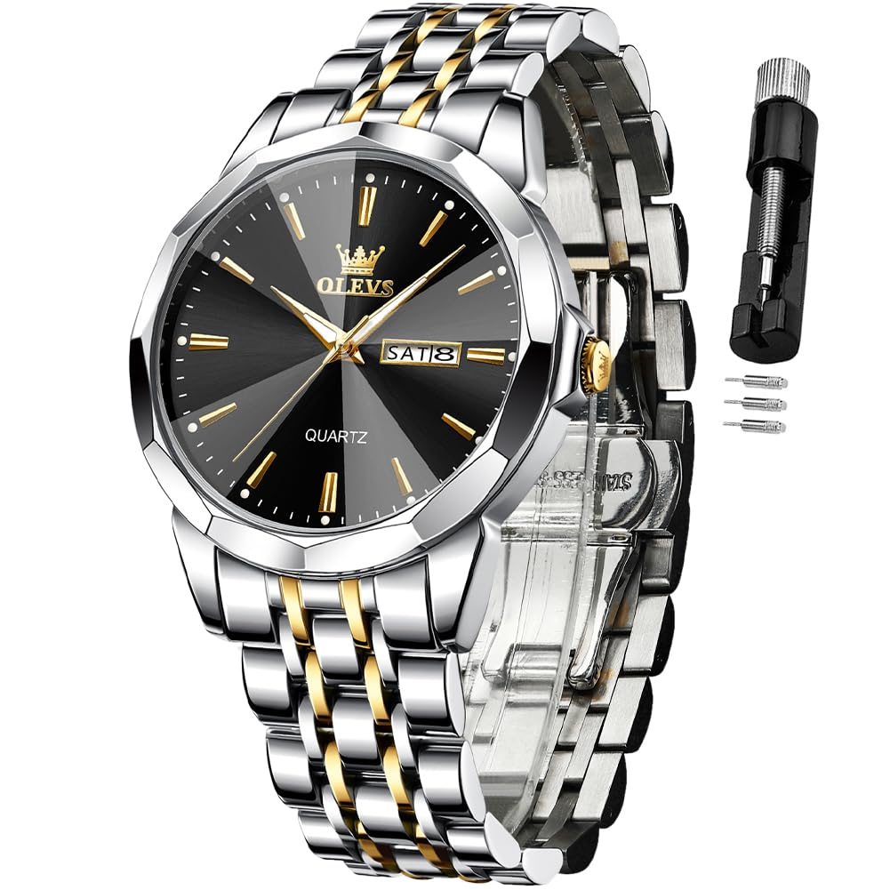 Reloj Olevs Vestido De Negocios Simple Plateado Para Hombre A Prueba De Agua - Venta Internacional.