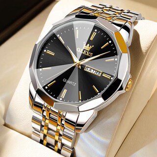 Foto 3 | Reloj Olevs Vestido De Negocios Simple Plateado Para Hombre A Prueba De Agua - Venta Internacional.