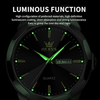 Foto 6 | Reloj Olevs Vestido De Negocios Simple Plateado Para Hombre A Prueba De Agua - Venta Internacional.