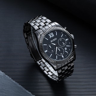 Foto 4 | Reloj Burei De Moda Para Hombre, Analógico, De Acero Inoxidable, 3 Atm - Venta Internacional.