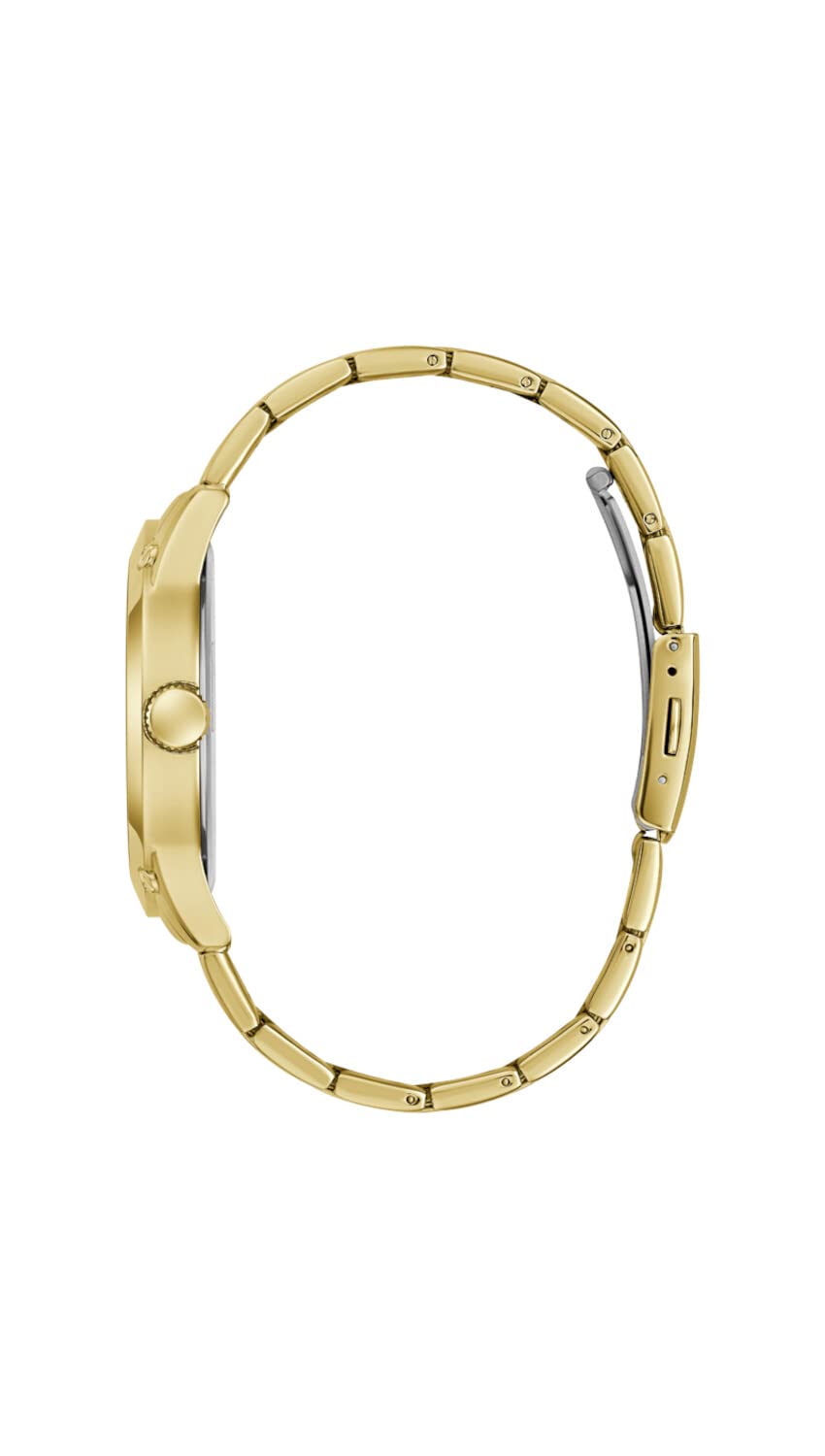 Foto 5 pulgar | Reloj Guess Para Hombre, Pulsera Dorada, Caja De 44 Mm, Esfera Verde - Venta Internacional.