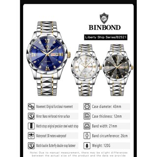 Foto 6 | Reloj Impermeable Que Brilla En La Oscuridad Con Doble Calendario Para Hombre, 43 Mm - Venta Internacional.