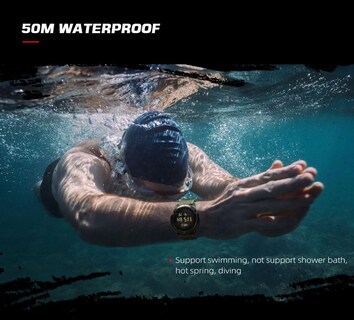 Foto 4 | Reloj North Edge De Fibra De Carbono Para Hombre, Resistente Al Agua, 50 M - Venta Internacional.