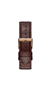 Foto 5 | Reloj Guess Para Hombre, Caja De 42 Mm, Esfera Tipo Esqueleto, Piel Marrón - Venta Internacional.