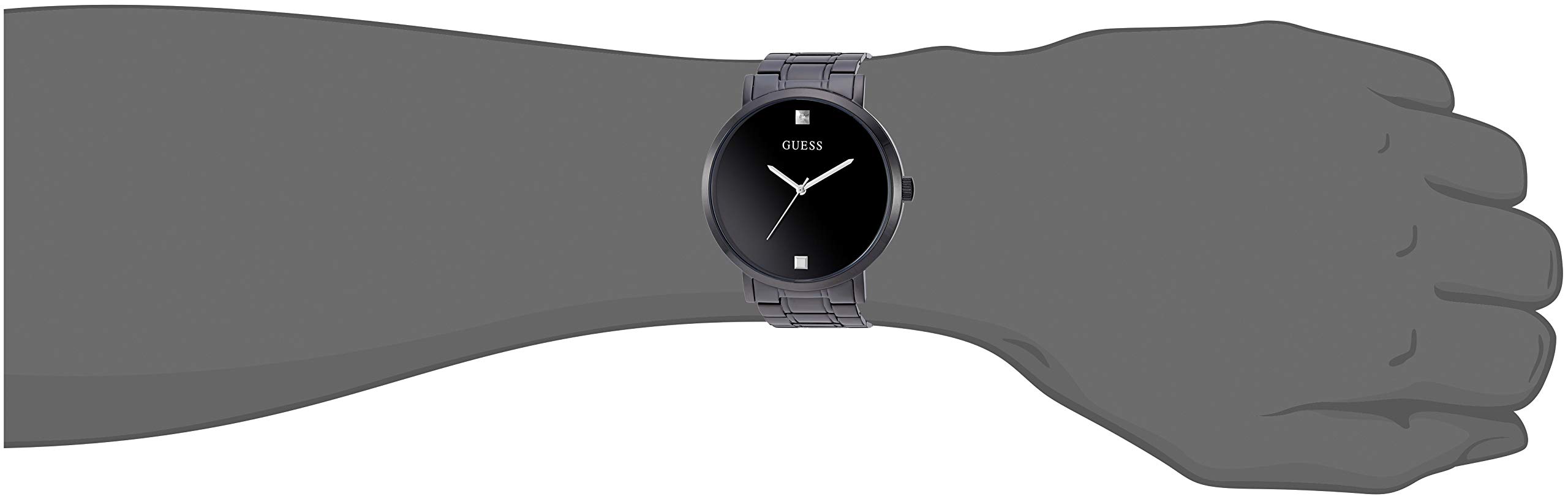 Foto 3 pulgar | Reloj Guess U1315g3 De Acero Inoxidable Con Diamantes Genuinos - Venta Internacional.
