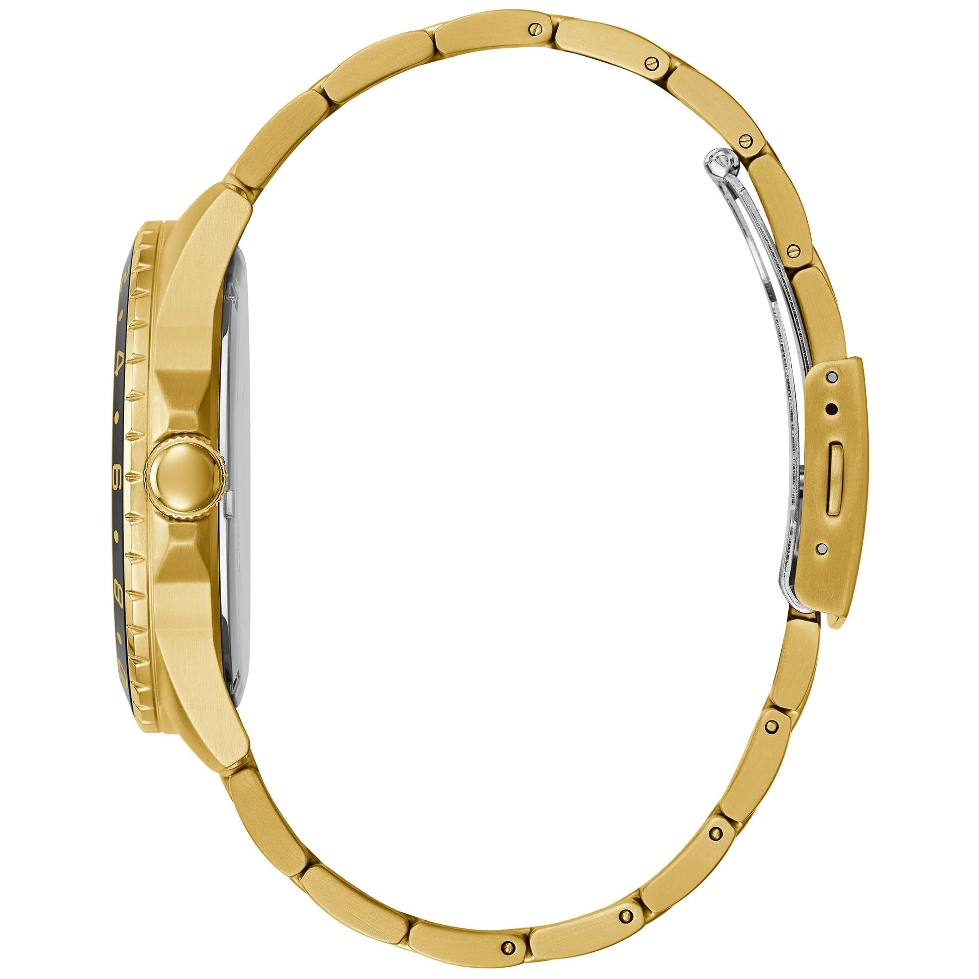 Foto 6 pulgar | Reloj Guess Dress Day-date De 44 Mm Para Hombre, Negro Y Dorado - Venta Internacional.