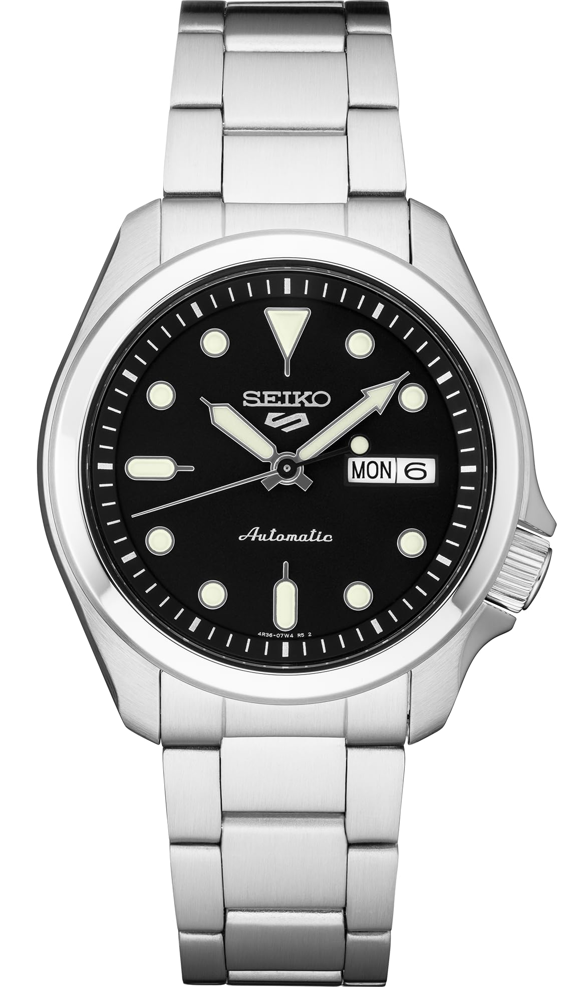 Foto 2 pulgar | Reloj Seiko Srpe55 5 Sports Automatic Para Hombre Con Esfera Negra - Venta Internacional.