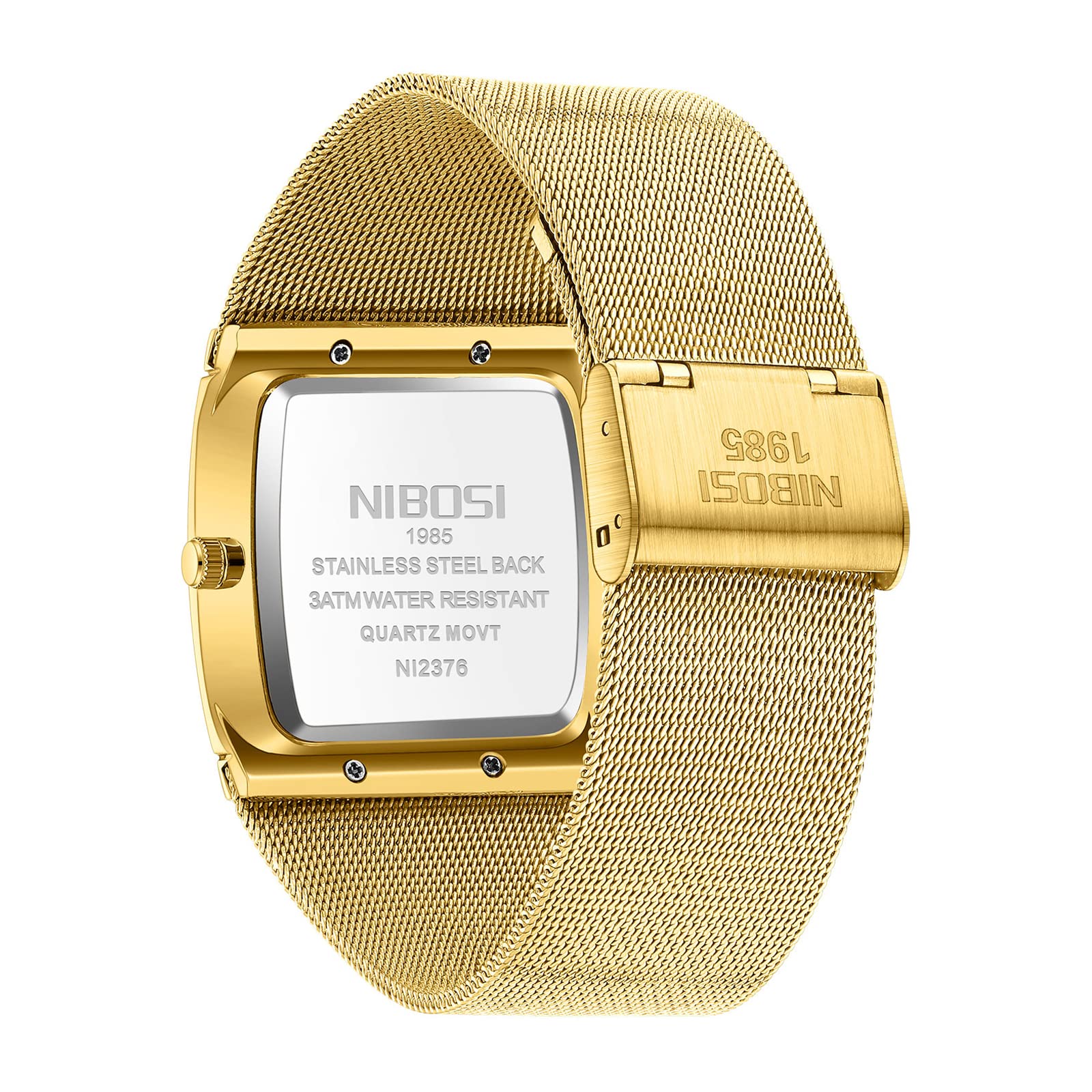 Foto 3 pulgar | Reloj Nibosi Business Square Military Waterproof Para Hombre - Venta Internacional.