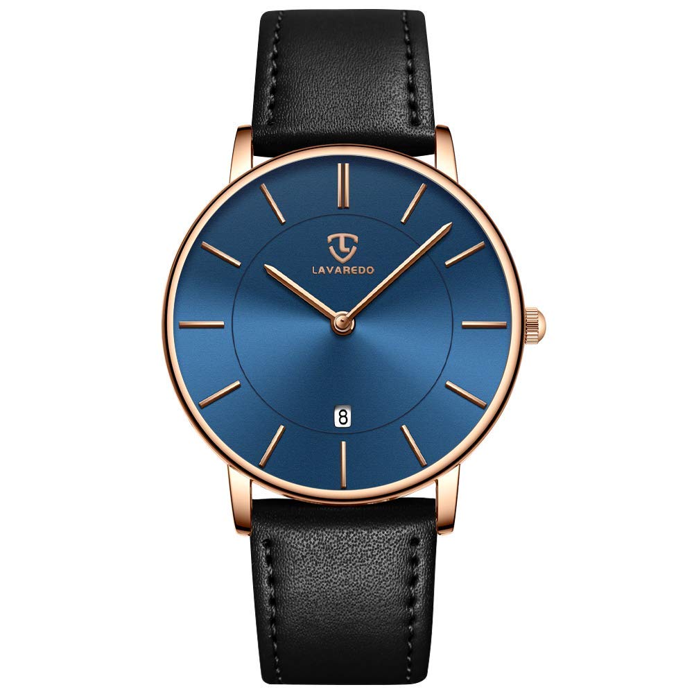 Reloj L Lavaredo Para Hombre Llavaredo De Piel Extremadamente Fina - Venta Internacional.