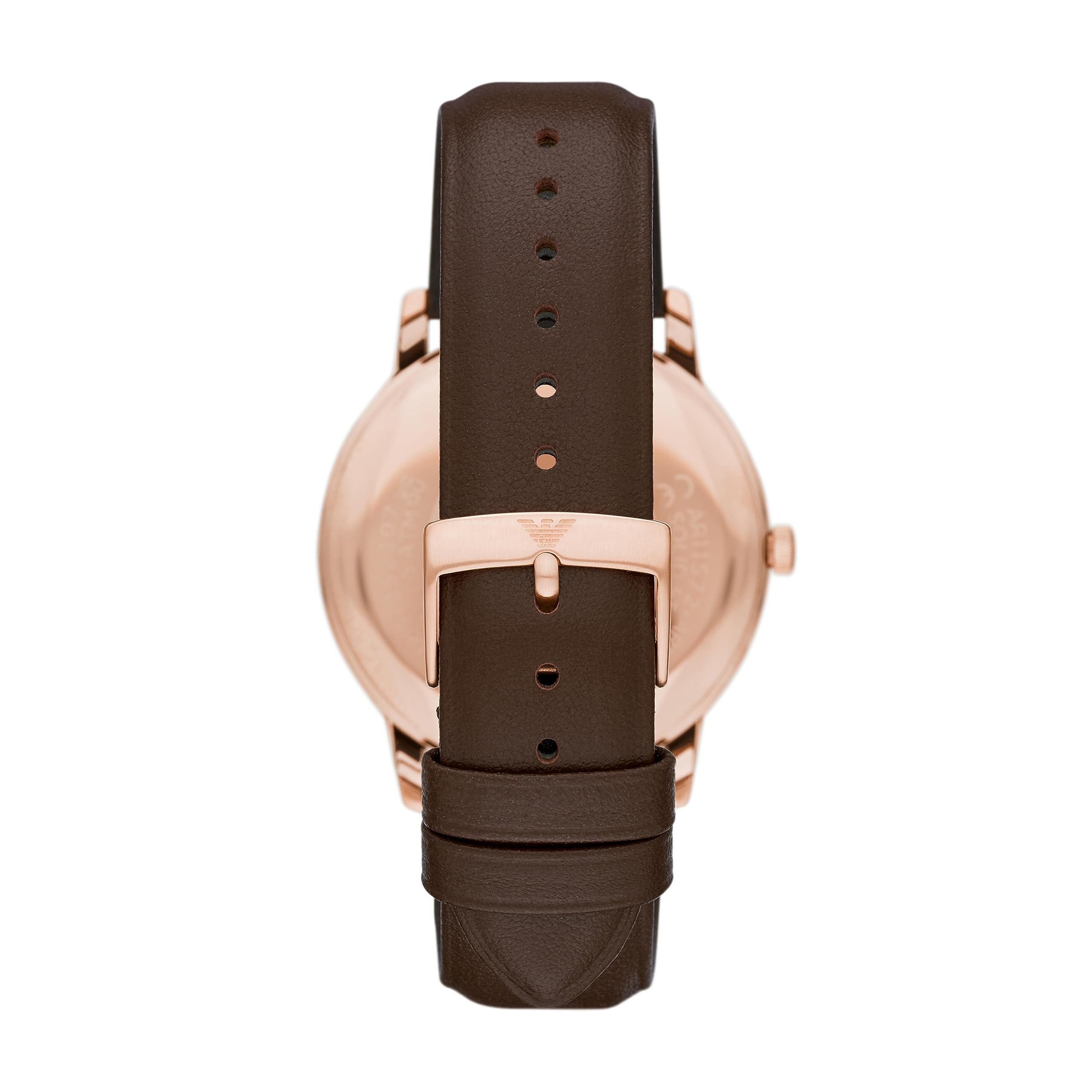 Foto 3 | Reloj Emporio Armani Ar11572 Para Hombre, 42 Mm, 3 Manecillas, Piel Marrón - Venta Internacional.
