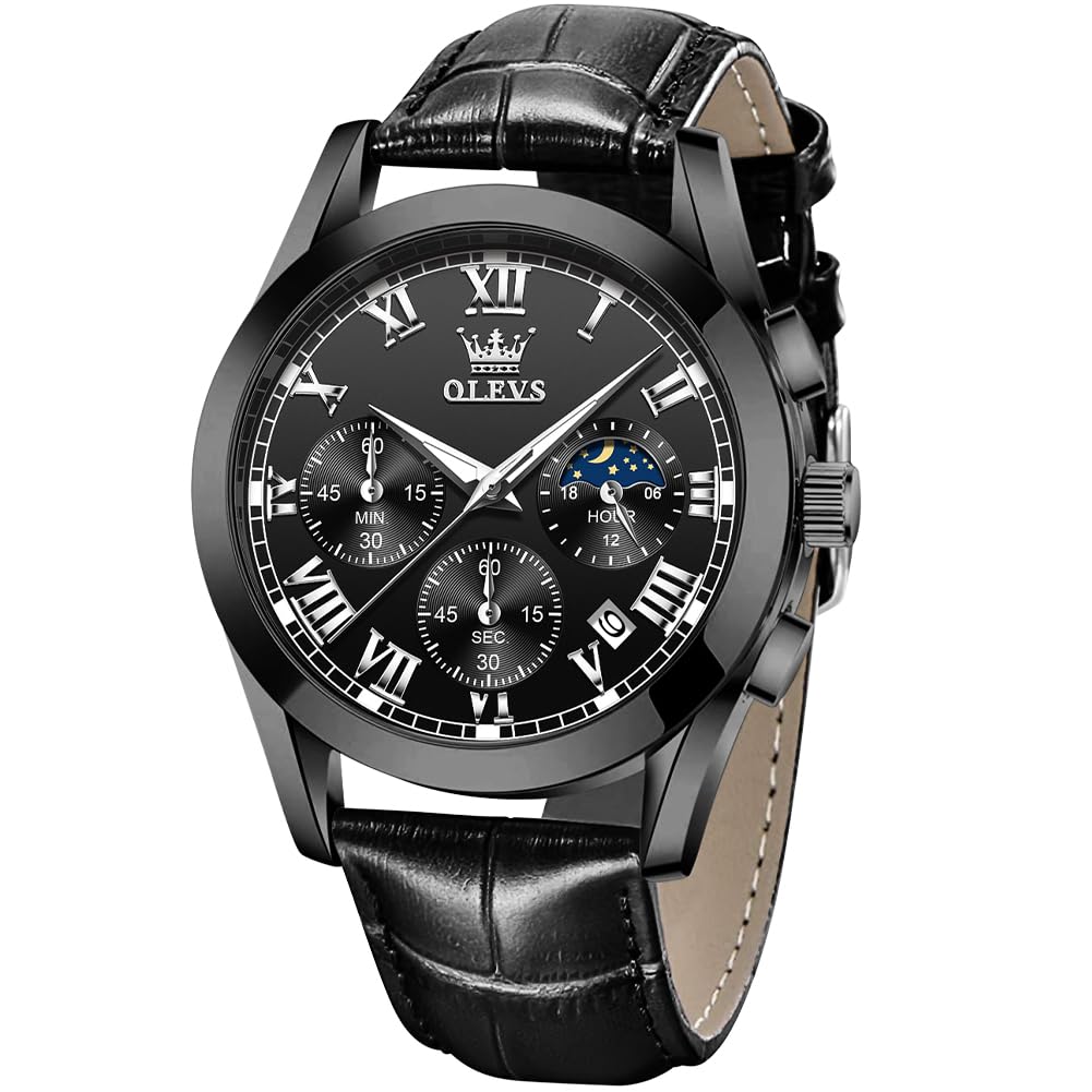 Foto 2 pulgar | Reloj Cronógrafo Multifuncional Olevs Quartz Para Hombre - Venta Internacional.